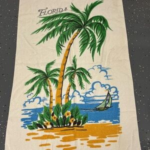 Canon Green and Blue Beach Towel Vibrant Bath Essential